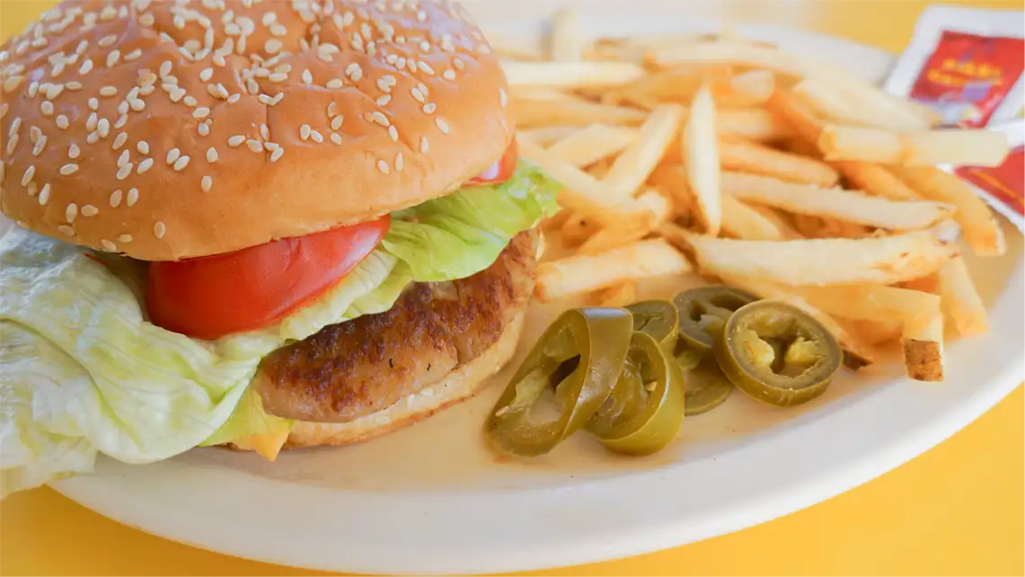 Hamburguesa de Pollo Feliz